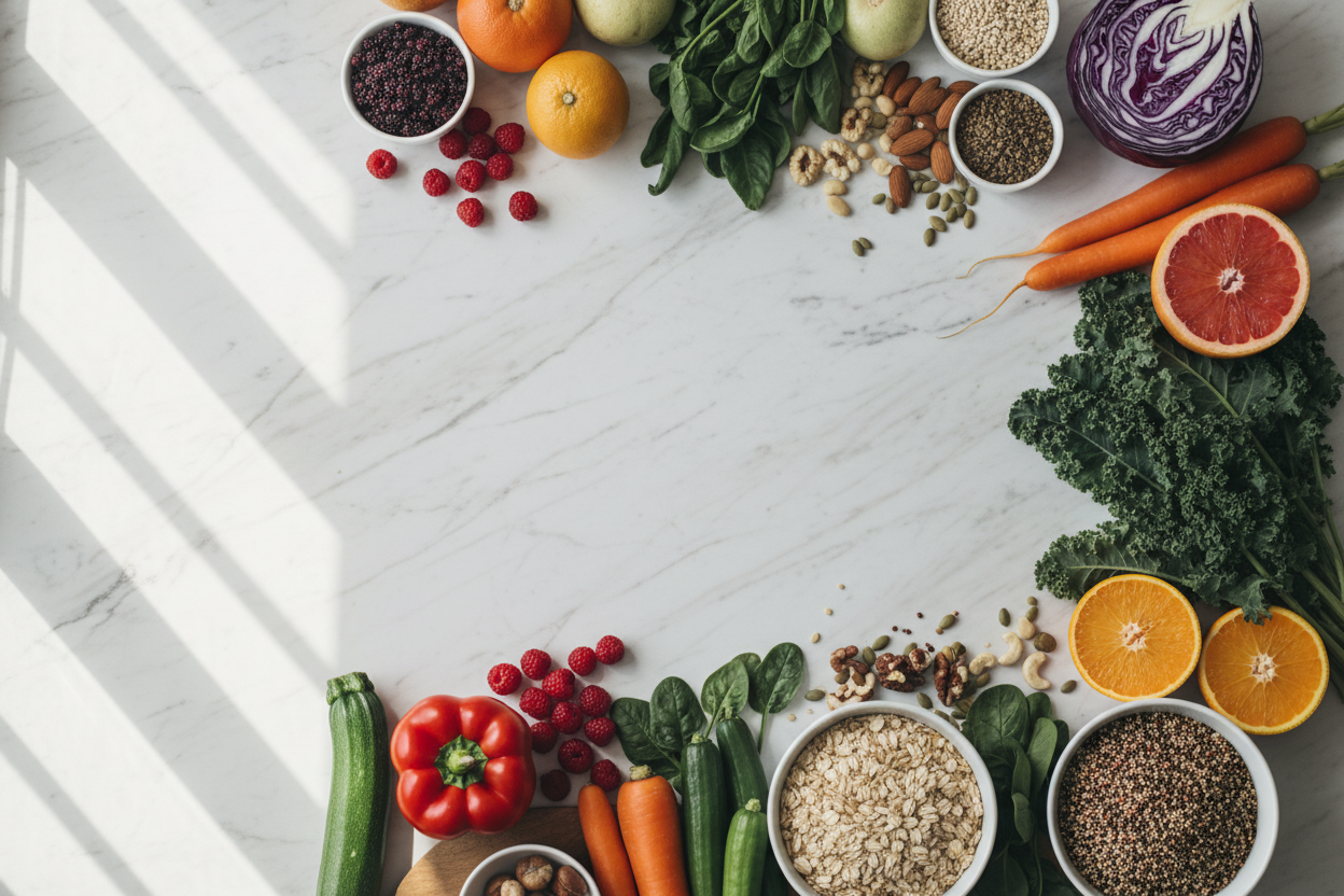 mi serve un immagine di sfondo per scarixare un estratto di un libro di alimentazione